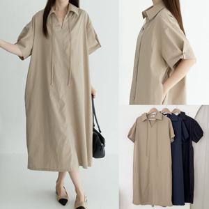 나야홍 / 위쉬몰 SM 끈포인트뒷셔링원피스(V116H508) 빅사이즈