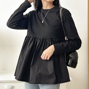 나야홍 / 아이우먼 뮤즈캉캉반프릴티셔츠 YYV096M508 빅사이즈