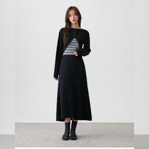 플라스틱아일랜드  절개변형 롱 스커트 (PR3WS862)