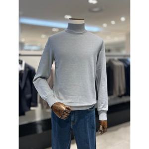 [레노마캐주얼]25년 F/W 부드러운 반폴라 그레이컬러 남성필수 소프트니트 RRCIKT92A EK3653