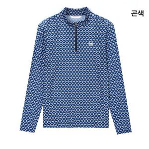 그린조이 HC12 여성 미니멀 패턴 반지퍼 티셔츠 GP25KL28W(네이비)