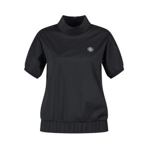 럭스골프 여성 하프넥 백집업 우븐 간절기 반팔 티셔츠 MW25A614W