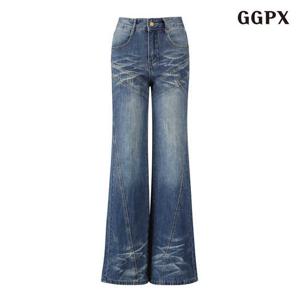 [지지피엑스]빈티지 사선 워싱 데님 팬츠 (GPCTA006D)