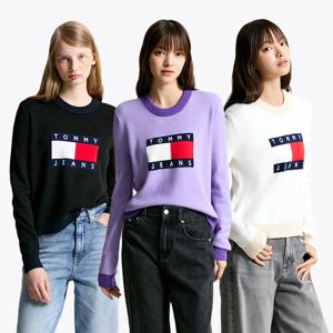 [공식][타미진스] 컬러블록 플래그 스웨터 3종 택1 (T32F6KTO20TWT1)