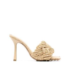 보테가베네타 LIDO 라피아 샌들힐 1442898