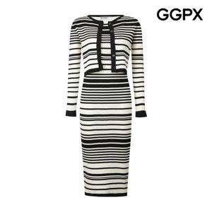 [GGPX] 단가라 슬림핏 니트 투피스 (GP9ST005F)