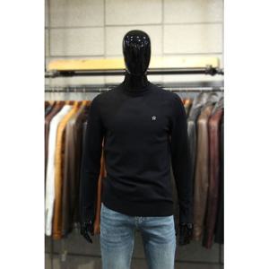 [빠니깔레]MARIO소프트터치 크루넥슬림핏 블랙비스코스니트 m-init66bk