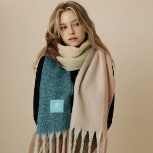 루이까또즈 빅사이즈 도톰 머플러 스톡홀름 그린 2CHW480GR