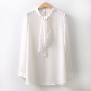 나야홍 / 아이우먼 퓨어타이블라우스 BG4545M508 빅사이즈