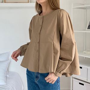 나야홍 / 아이우먼 웬즈라운드셔링블라우스 LTS560M509 빅사이