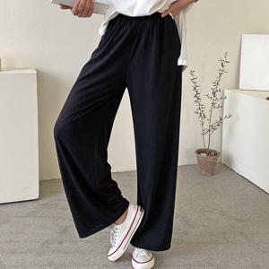 나야홍 / 아이우먼 촤르르밴딩스판통팬츠 NOT974M508 빅사이즈