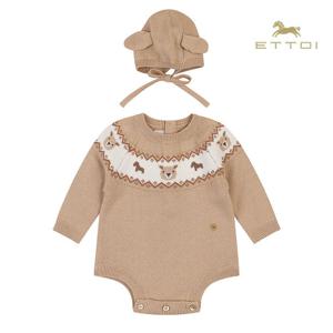 [에뜨와]루디니트바디수트SET 07S727901/임신,출산,신생아,조카선물,크리스마스선물