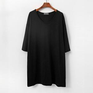 나야홍 / 아이우먼 올데이루즈유넥롱티 ILG569M508 빅사이즈