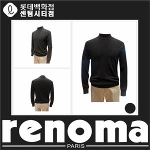 [레노마캐주얼][25년FW]남성티셔츠 기본 반목폴로 니트 티셔츠(블랙) RRCIKT94A