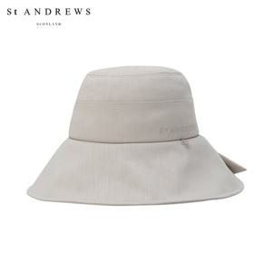[세인트앤드류스] 여성 별 심볼 핫픽스 리본 와이어 헴 버킷햇 821E3CP159_BG