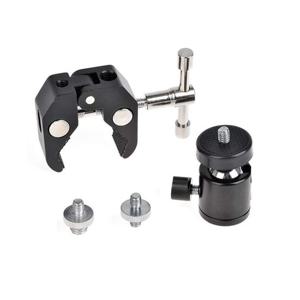 악세서리 클램프 볼헤드 카메라 DSLR 집게 조명 마이크 플래쉬 고프로