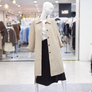 abfz sh06 베이직 롱 트렌치코트 SLBHZ4R01J