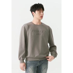 남성) 특양면 엠보 세미오버핏 스웻 티셔츠 AP3WMT505-LG