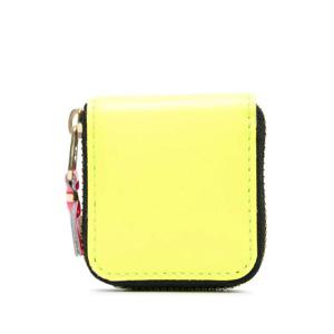 25 FW 꼼데가르송 지퍼 가죽 동전 지갑 SA4100SF TP442626702