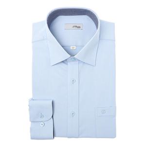 [에스티듀퐁(셔츠)]블루 스트레치 도비 일반핏 긴소매 셔츠 SE5FM11LS109SBU