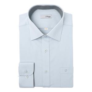 [에스티듀퐁(셔츠)]그레이 스트레치 도비 일반핏 긴소매 셔츠 SE5FM11LS109SGY