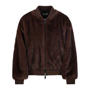 패로슈 인조 퍼 리브 칼라 봄버 재킷 PULSE D431754 808