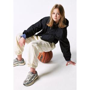 [블루테일]커브드 라인 화이트 교직 조거 팬츠AZA4PT03WT