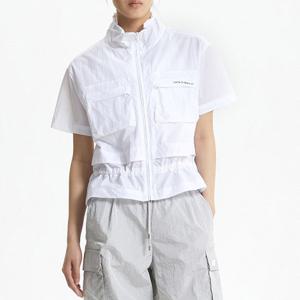 [뉴발란스]뉴발란스 W 경량 스트링 반팔 우븐자켓 NBNAF2W422-10