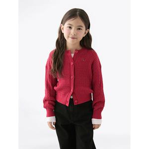 타미힐피거 키즈 T42F7WCD100GT2 케이블 가디건