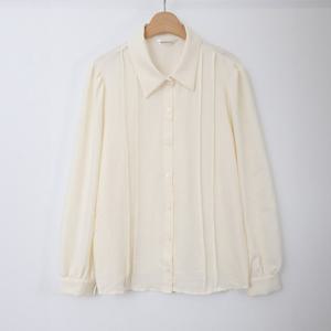 나야홍 / 아이우먼 리미트핀턱셔링블라우스 WBS710M509 빅사이