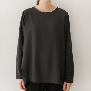 나야홍 / 아이우먼 심플루즈언발블라우스 NBB130M509 빅사이즈