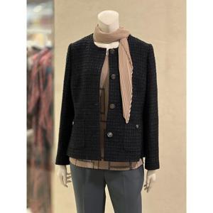 벨리시앙 세이브존01 아웃포켓 트위드 재킷(2color) JK4304