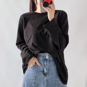 나야홍 / 아이우먼 필수아이템무지티셔츠 NSV193M509 빅사이즈