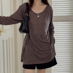 나야홍 / 아이우먼 햇빛차단얇은긴팔티셔츠 GOV192M509 빅사이