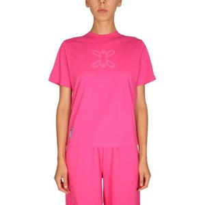 알렉산더 맥퀸 반팔 티셔츠 624665 RTJ126034 FUCHSIA