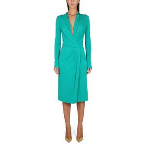 알베르타 페레티 미디 원피스 04051621 0382 GREEN