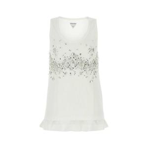 보테가베네타 반팔 티셔츠 746703 V31F09071 WHITE