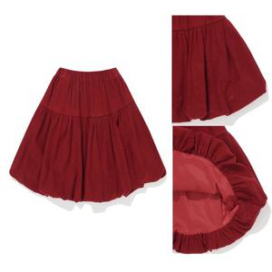 [빈]레드 벌룬 스커트BZ62SK02RD