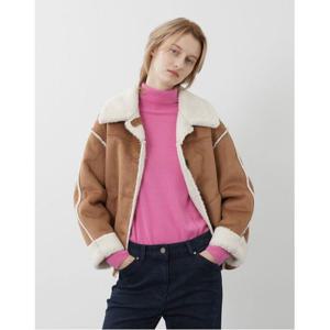 [올리비아로렌]베이직 숏 무스탕자켓__VVBJF3W9381