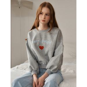 [르샵]레터링 자수 맨투맨 티셔츠 (DP3LW017A)