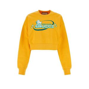 구찌 후드 티셔츠 776911XJGDT 7629 Yellow