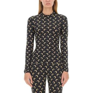 마린세르   긴팔 티셔츠 FW25 WTS005ACJER0001IT99 2934560 BLACK