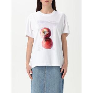 모스키노   반팔 티셔츠 SS25 07073229 1001 5565551 White