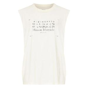 메종마르지엘라   민소매 티셔츠 FW25 S51NL0053S24575103 6291771 White