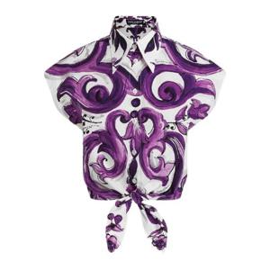 돌체앤가바나   반팔 셔츠 FW25 F5T53THH5ENIP3TN 5829488 Purple