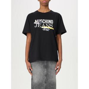 모스키노   반팔 티셔츠 SS25 07113229 7555 5537492 Black