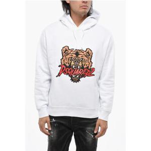 디스퀘어드2 후드 티셔츠 S74GU0814 S25516 100 White