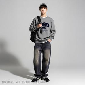 [유솔(아동)]UNI 뒷절개 와이드 밴딩데님 (2컬러) ULTJ25WZ2