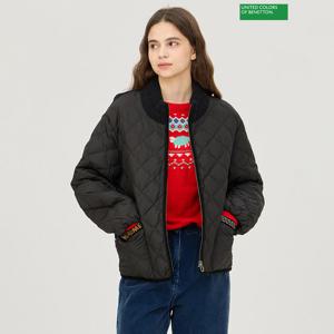 베네통 강아지 인타샤 집업 구스 패딩 BAPD66461