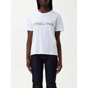 생로랑   반팔 티셔츠 SS25 665234 Y37AW 9744 5542284 White